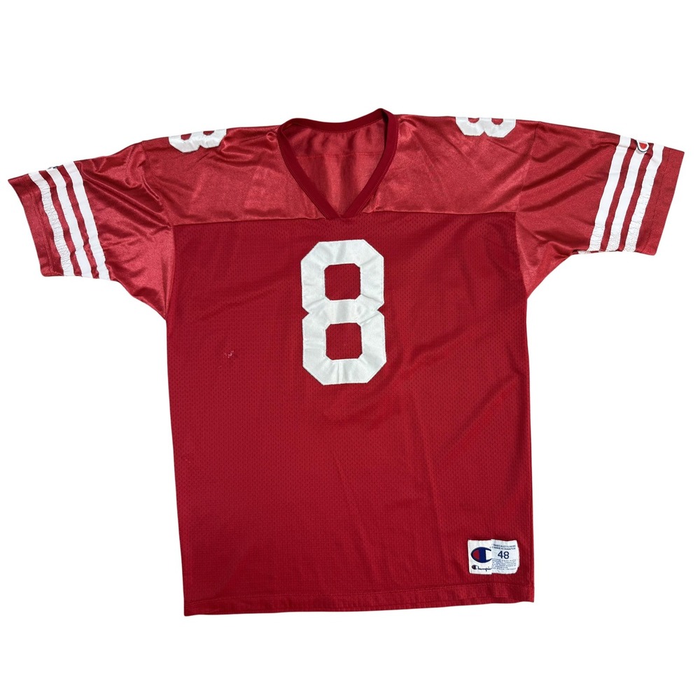 Vintage San Francisco 49ers Jersey Mens 48 NFL Football Steve Young Champion 90s